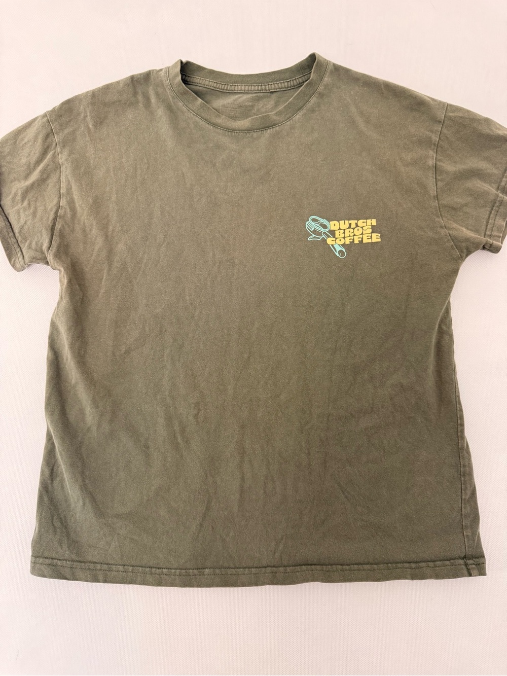 Dutch Bros Olive Logo T-Shirt